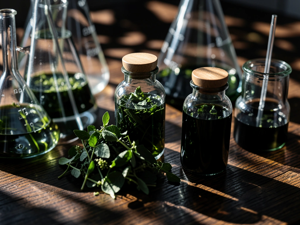 Botanical extracts in sunlight